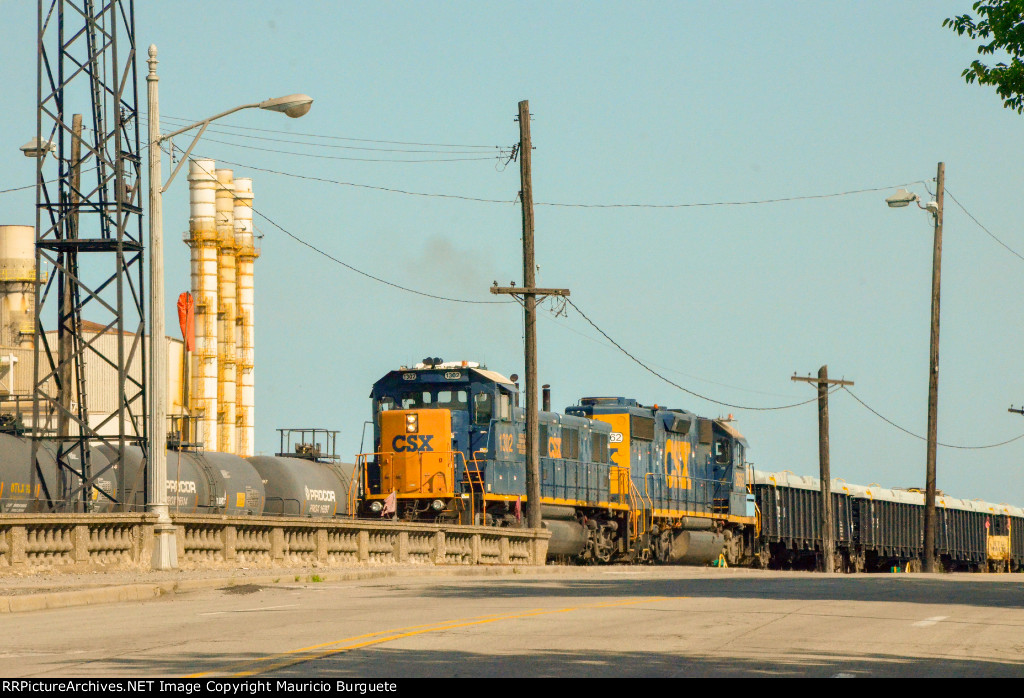 CSX Locomotives in the Yard